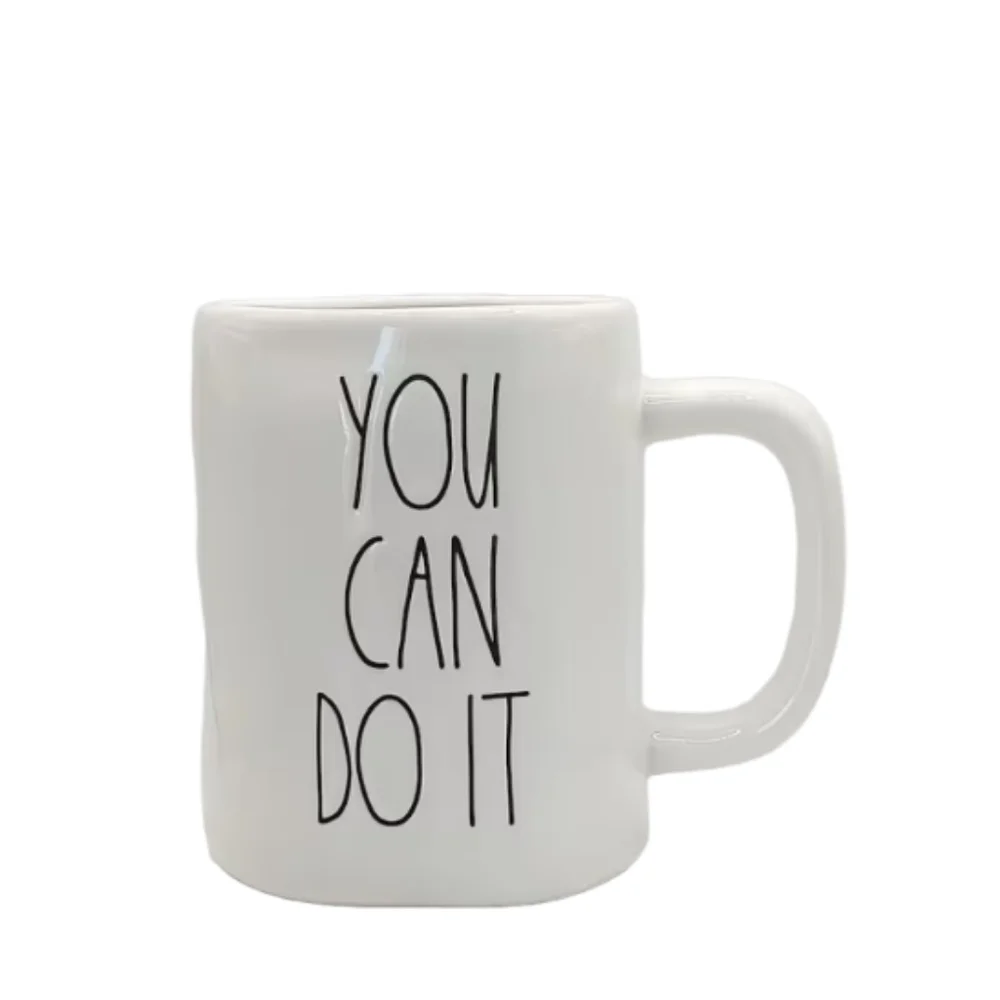 Rae Dunn " You Can Do It " Ceramic Coffee Tea Mug - Picture 1 of 3
